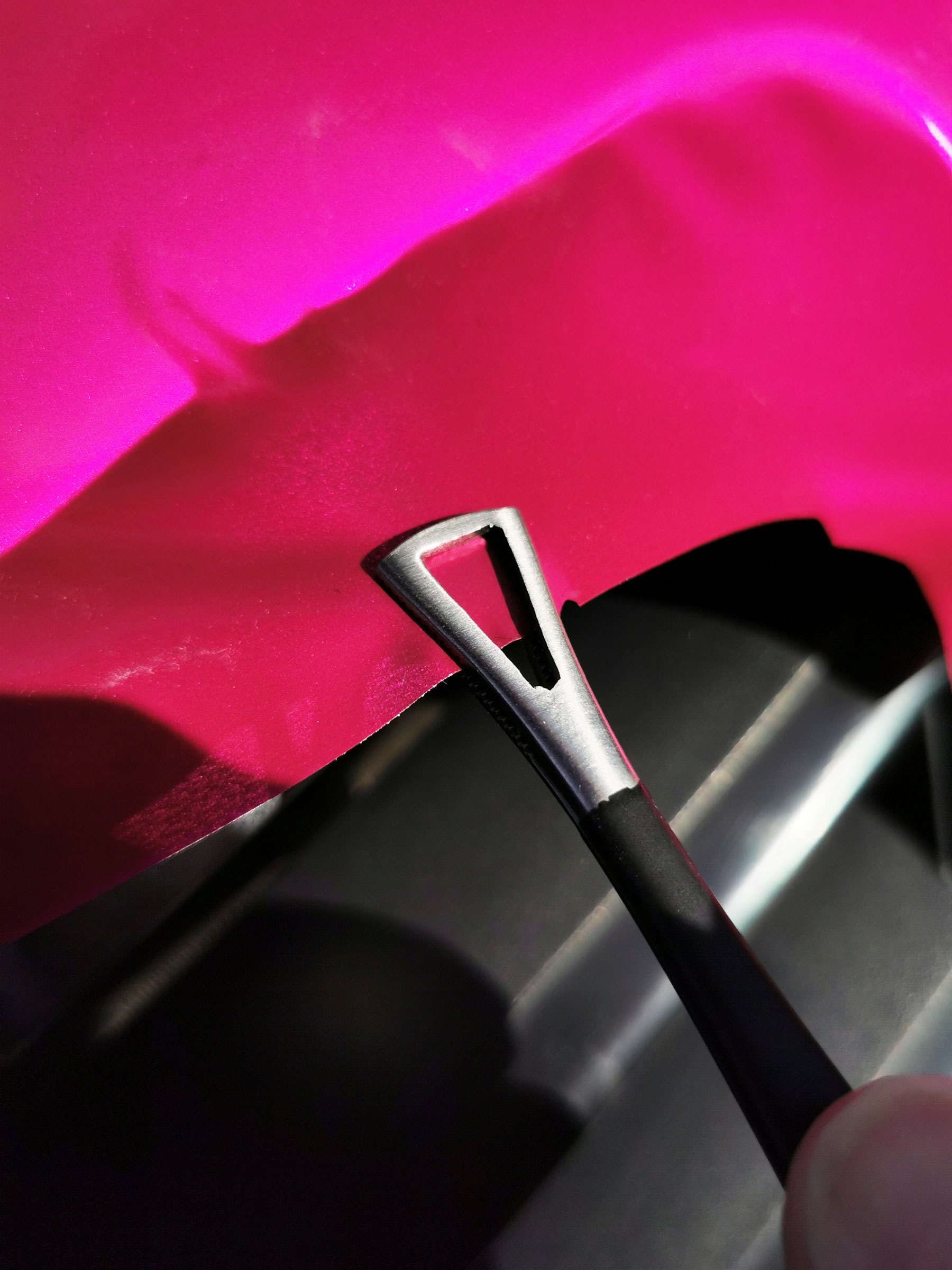 Yellotools WrapTweezer Spade Anwendung