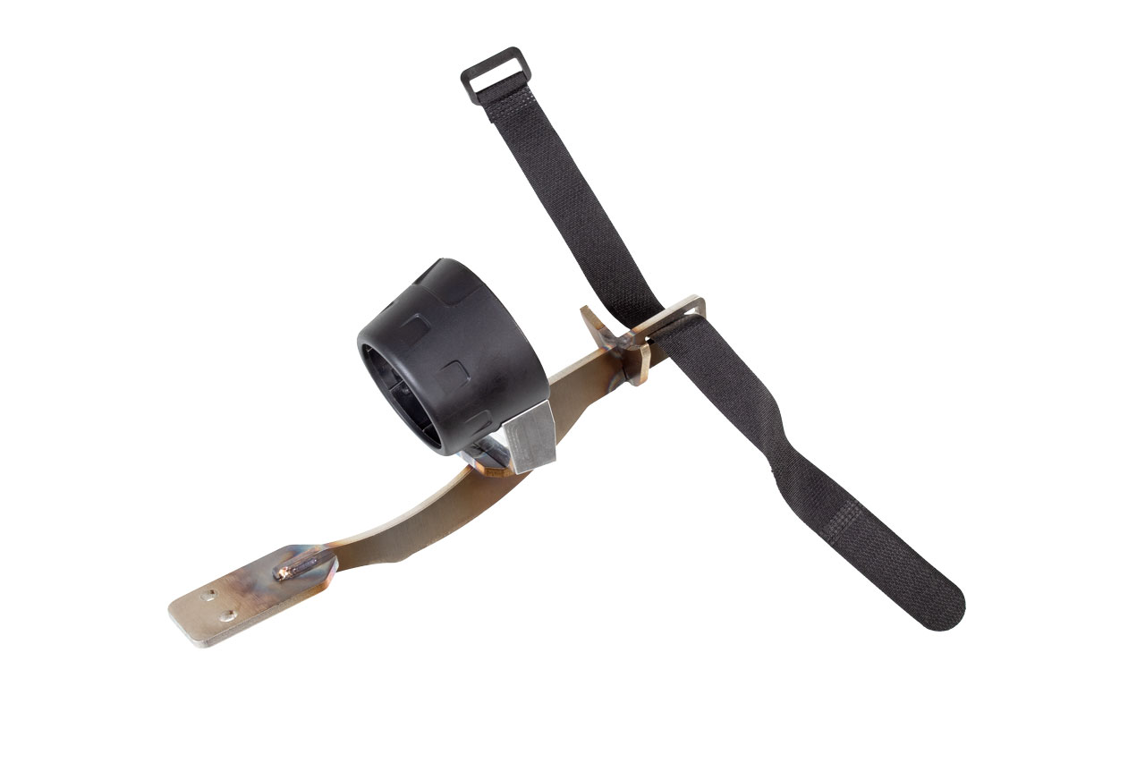 Yellotools WallRoller "Hot" Set II Detailbilid Föhnhalterung