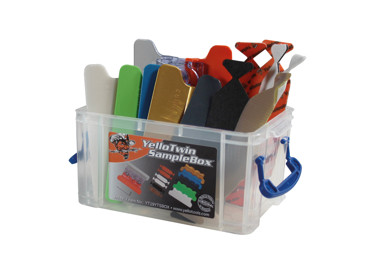 Yellotools | YelloTwin SampleBox Rakel-Set