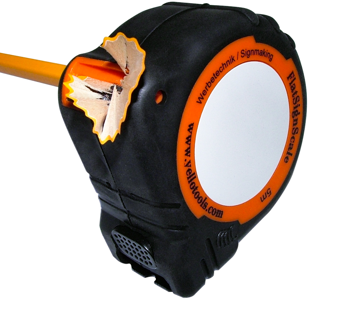 Yellotools FlatSignScale | beschreibbares Maßband | Seitenansicht