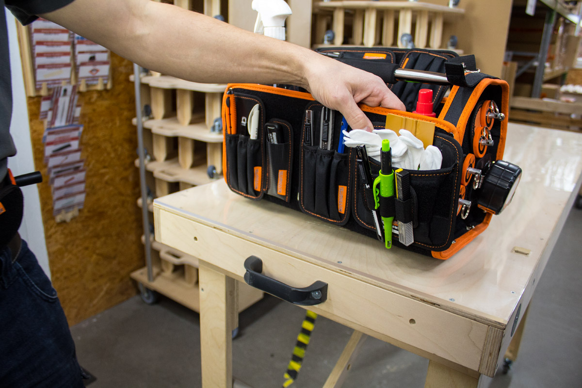 Yellotools YelloGear Pouch Anwendungsbeispiel mit YelloGear ToolBox