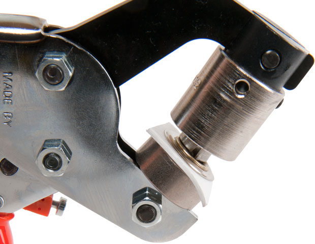 Yellotools EasyPress Handösenzange Detailbild mit Öse