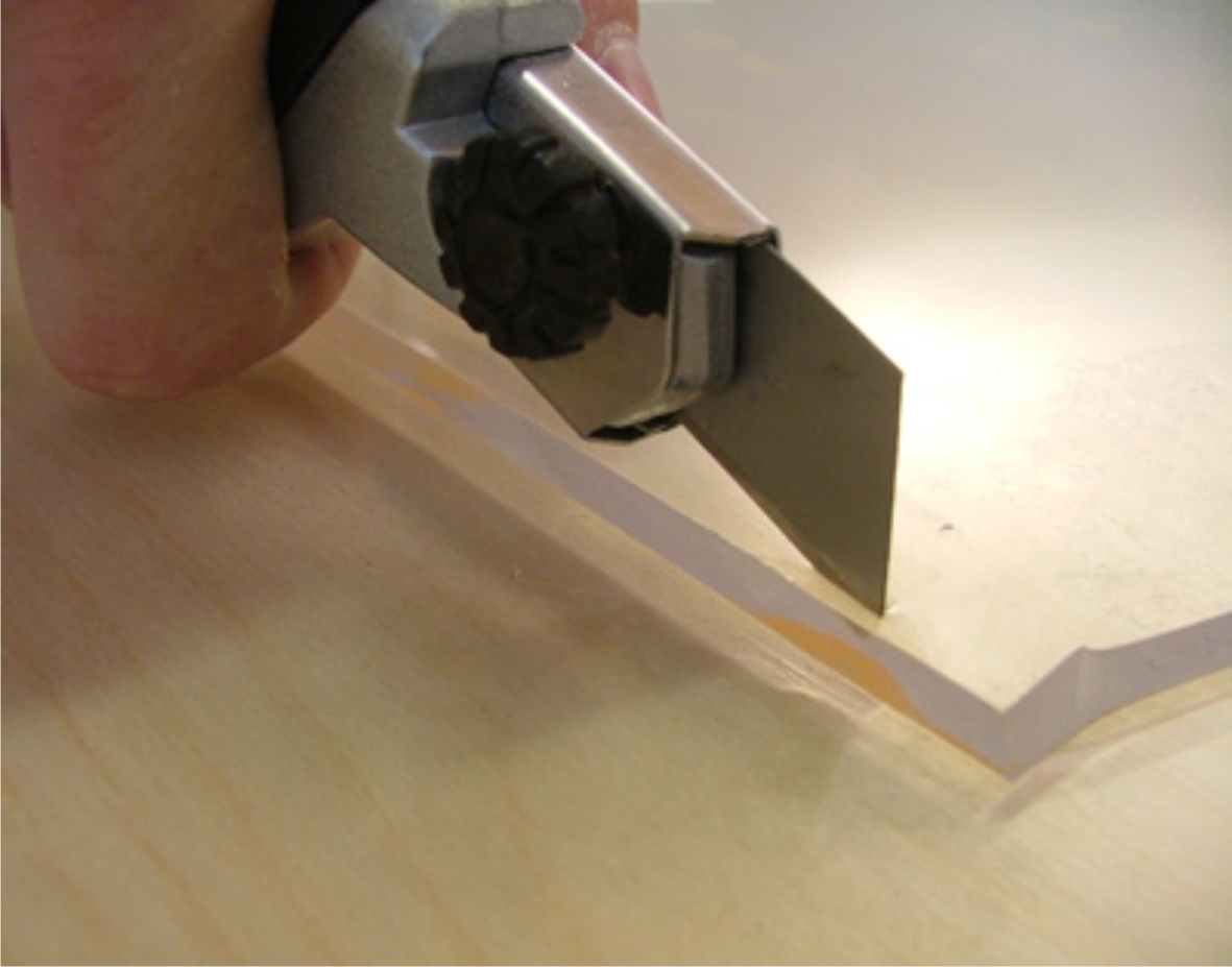 Yellotools CuttingMat Frosted Beispielbild Schnittfestigkeit