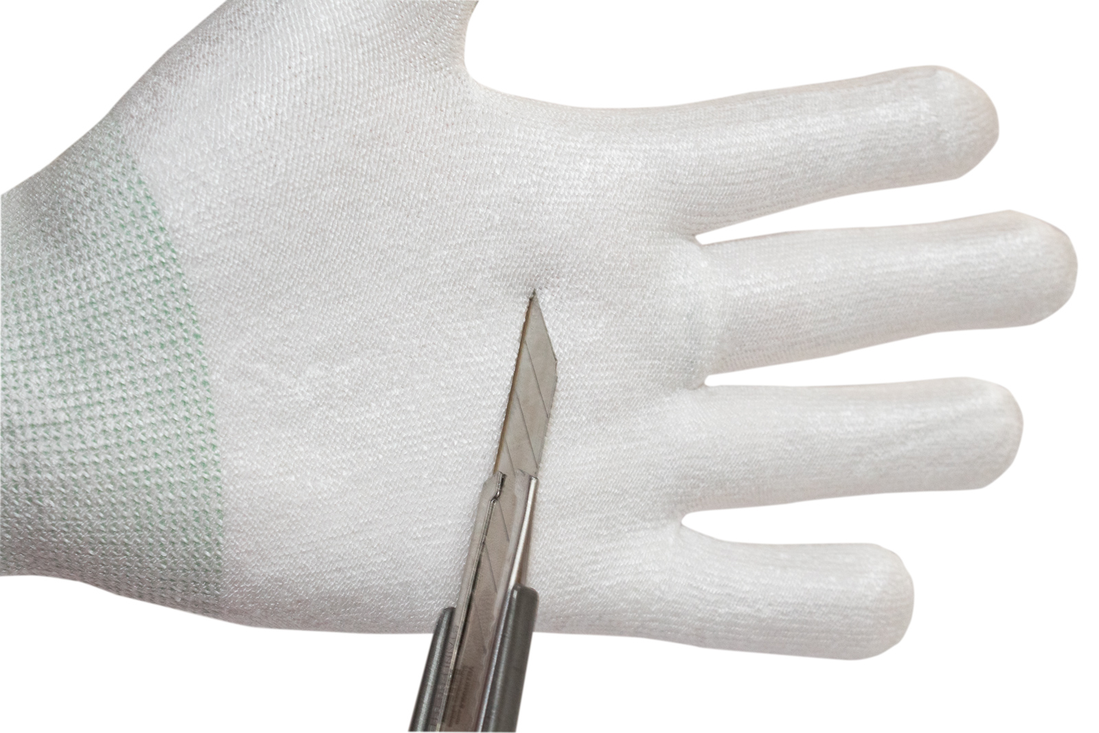 Yellotools GloveMaxx ProWrap Demonstration Schnittfestigkeit an der Hand
