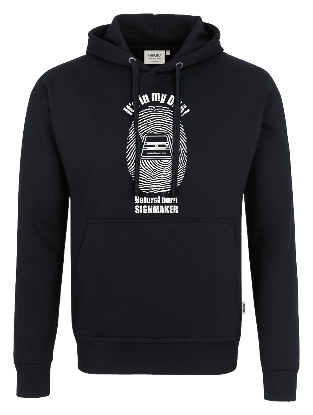 Yellotools Kapuzen-Sweatshirt mit Frontmotiv "DNA"