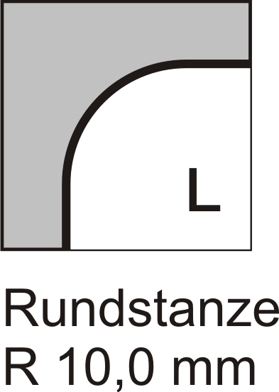 Yellotools EasyEdge | Eckenrunder inkl. Rundstanze R 10,0 mm