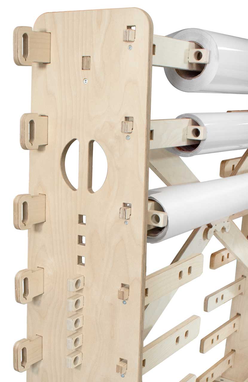 Yellotools Treemaxx Flexi Seitenansicht mit Folienrollen