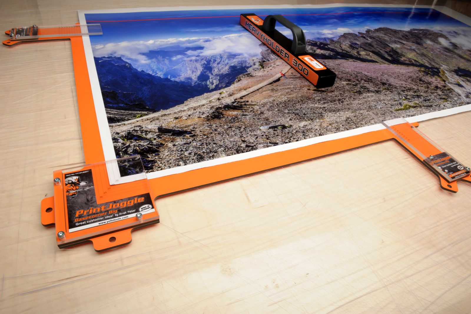 Yellotools HeavyHolder Anwendungsbeispiel mit PrintJoggle