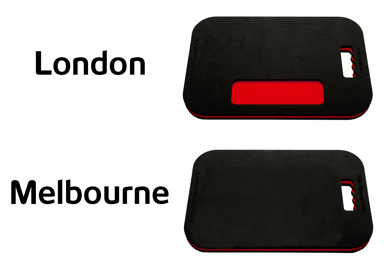 Yellotools SnugPad London Melbourne Vergleich | Kniekissen Werbetechnik