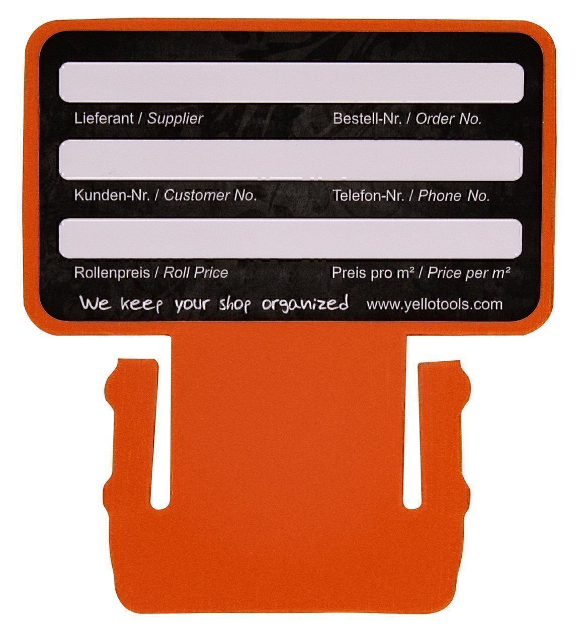 Yellotools MediaCard 3 Zoll | Beschriftungskarte für Folien