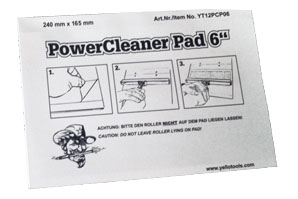Yellotools PowerCleaner Pad 6" Reinigungsblätter für Staubroller