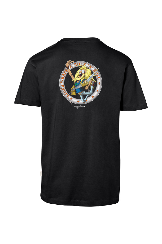 Yellotools Herren T-Shirt mit Motiv Rock hinten
