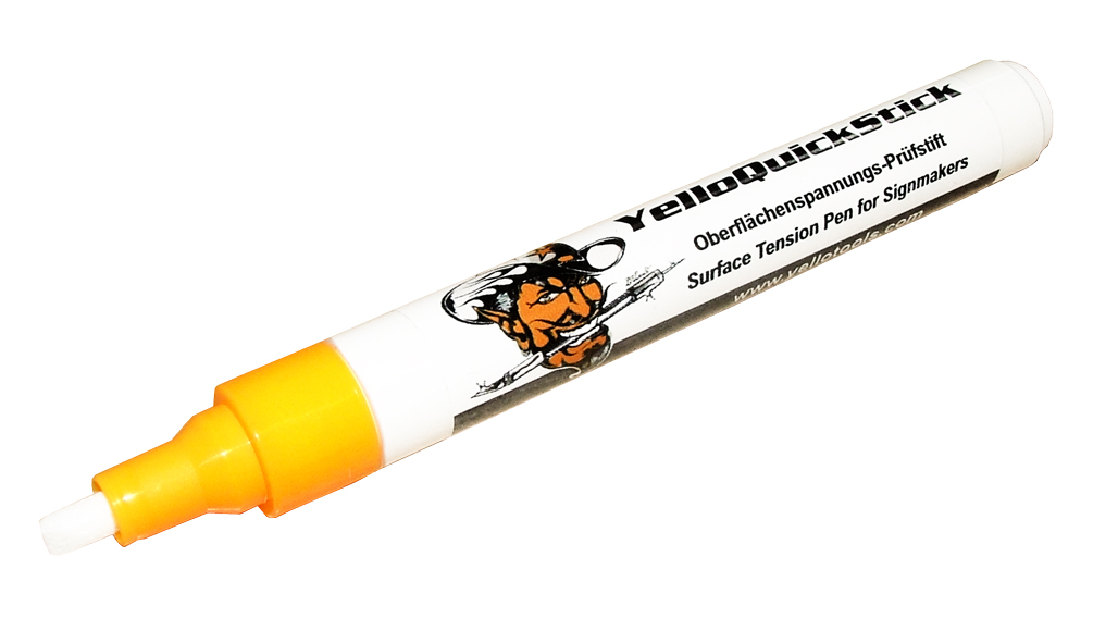 Yellotools YelloQuickStick Prüfstift für Oberflächenspannung auf Karosserien