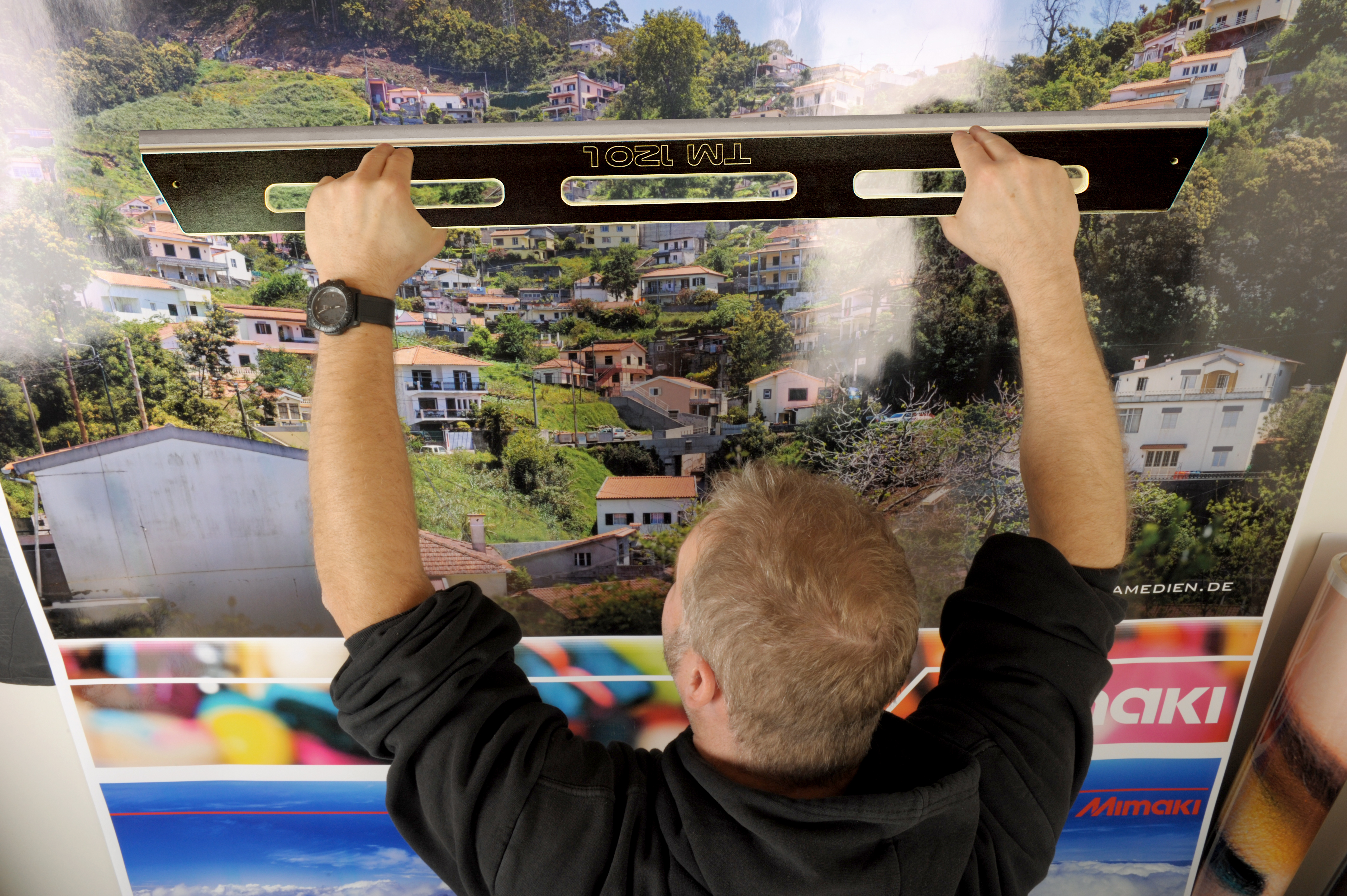 Yellotools TimberMaxx Lip 120  | Holzrakel für Werbetechnik