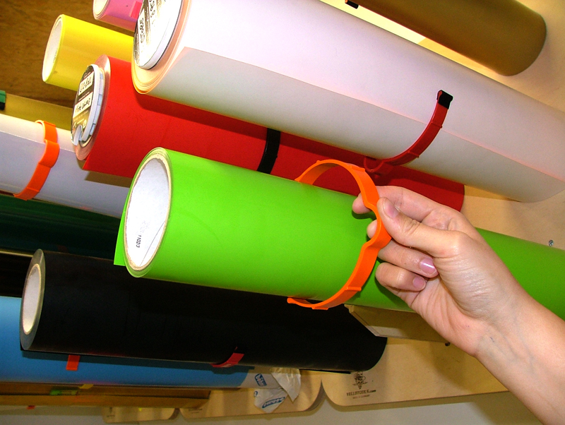 Yellotools SpeedClips Folienrollenklammern Anwendung