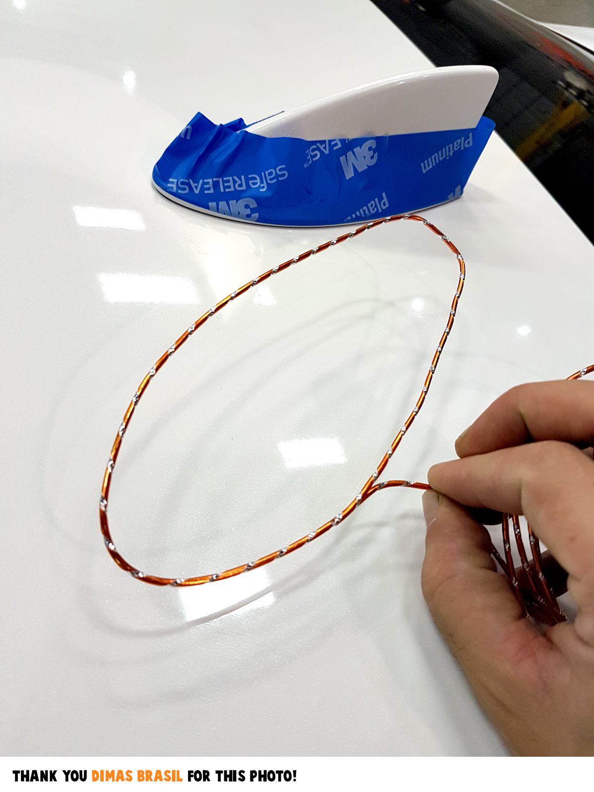 Yellotools WrapBend-it Anwendungsbeispiel Dachantenne 2