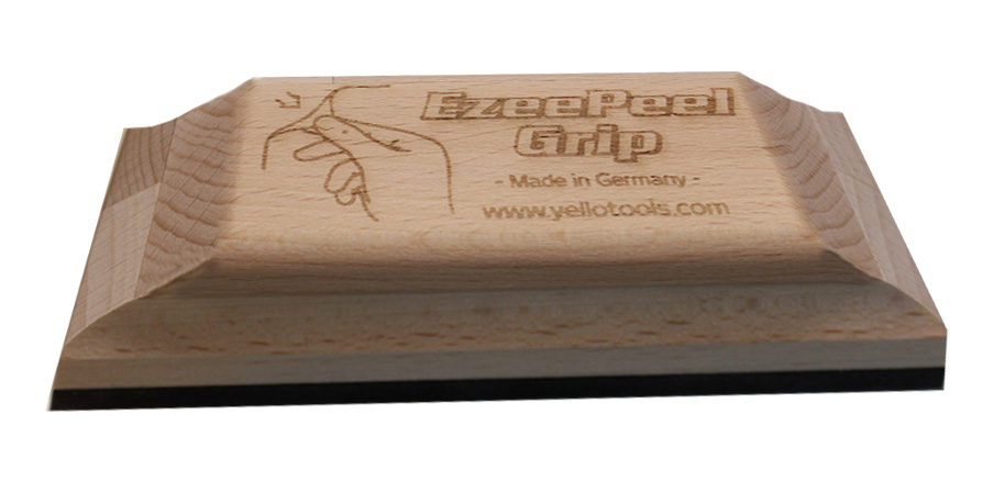 EzeePeel Grip | Schutzfolienentferner mit Holzgriff
