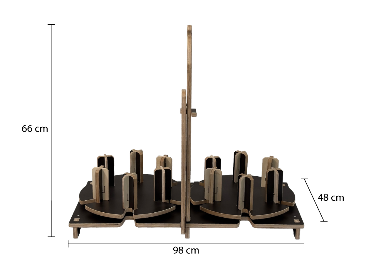 Twister Slot Reel | doppelter drehbarer Folienrollenhalter | Yellotools