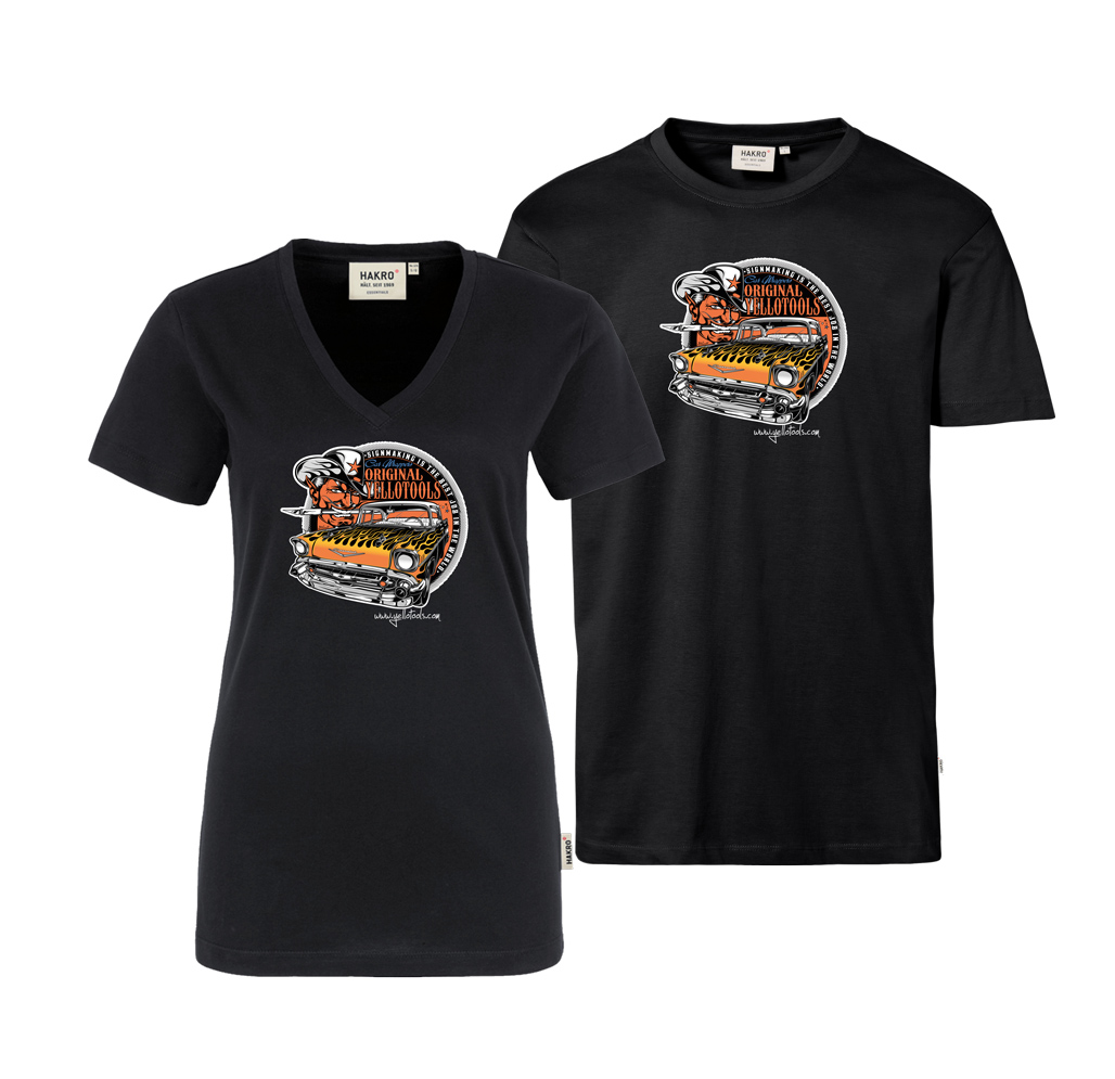 Yellotools Herren T-Shirt mit Frontmotiv "Bel Air 4.0"