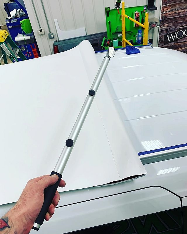 Yellotools LongReach Duo Mag Anwendung Dachfolierung