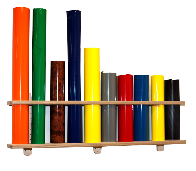 Yellotools YelloSpare Rack | Wandhalter für 10 kernlose Filmrollen