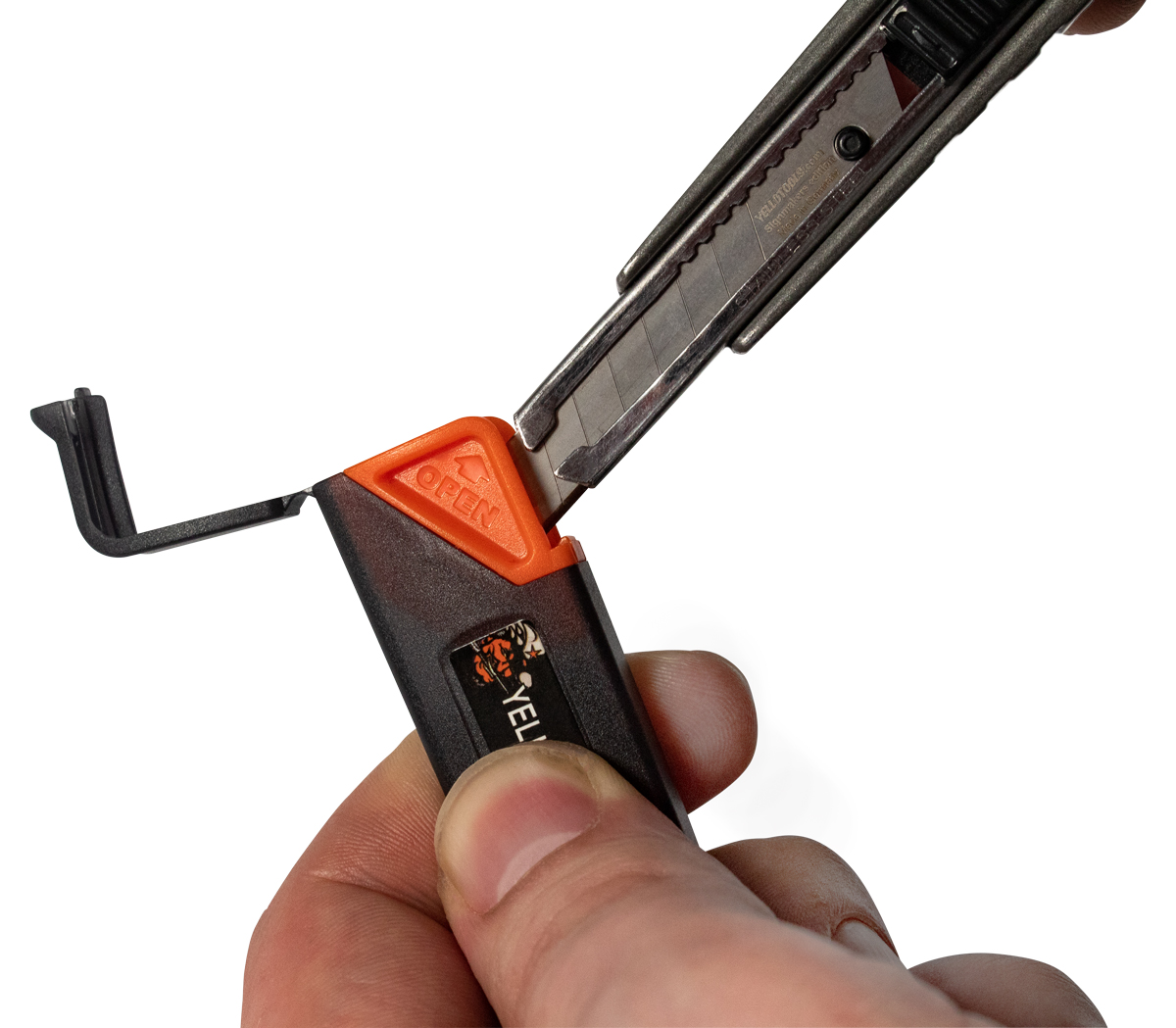 Yellotools BladeBreaker Mini Anwendung Nahaufnahme