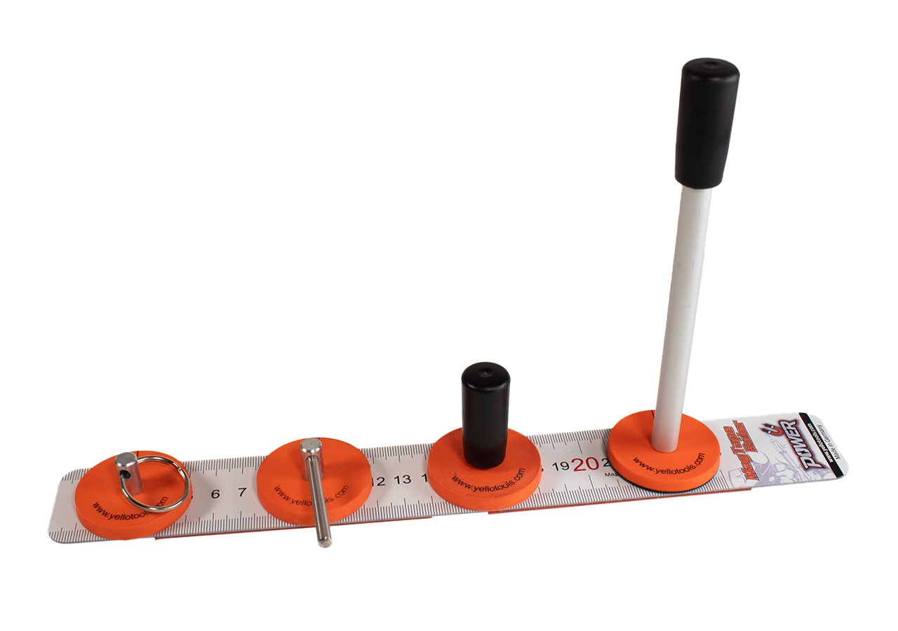 Yellotools MagTape Ruler Power mit Montagemagneten