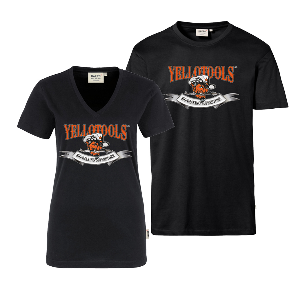 Damen-Herren T-Shirt mit Motiv Yellotools vorn | Yellotools