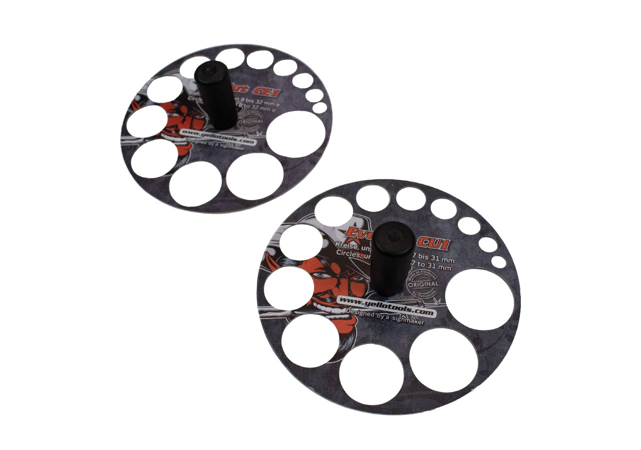 Yellotools EvoCut CE und CU Konturenschablonen für die Fahrzeugfolierung