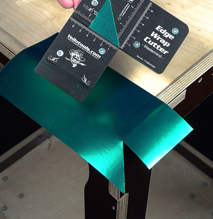 Yellotools EdgeWrap Cutter Mastermind | Möbelkanten überlappend folieren | Anwendungsbild 4