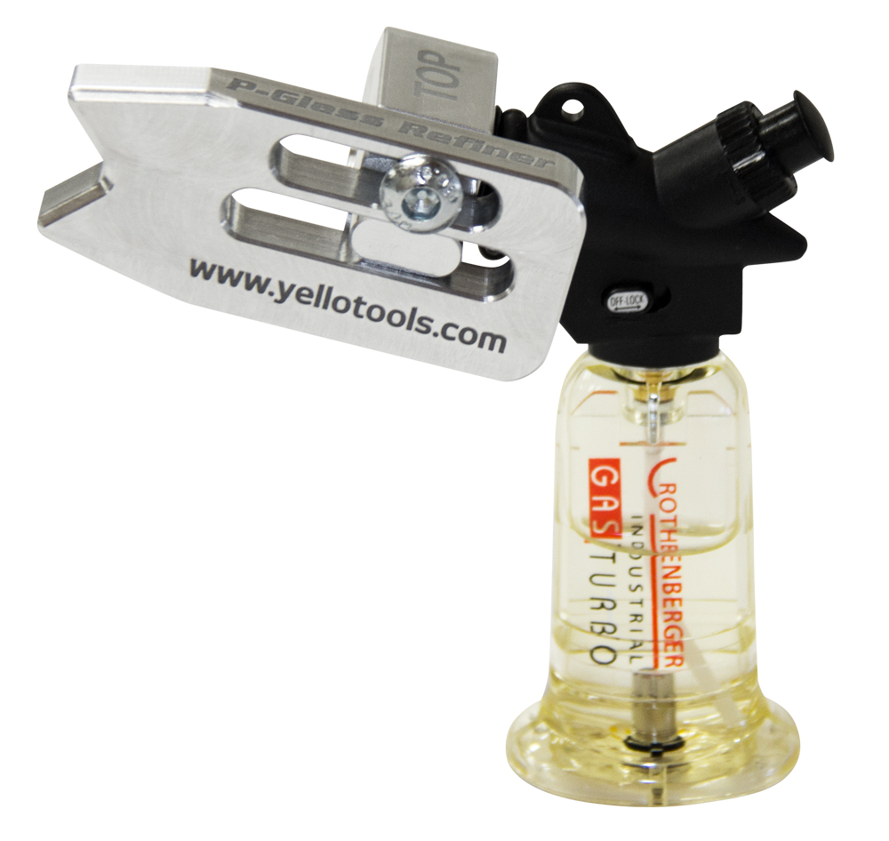 Yellotools P-Glass Refiner | Handgasbrenner für Schildermacher