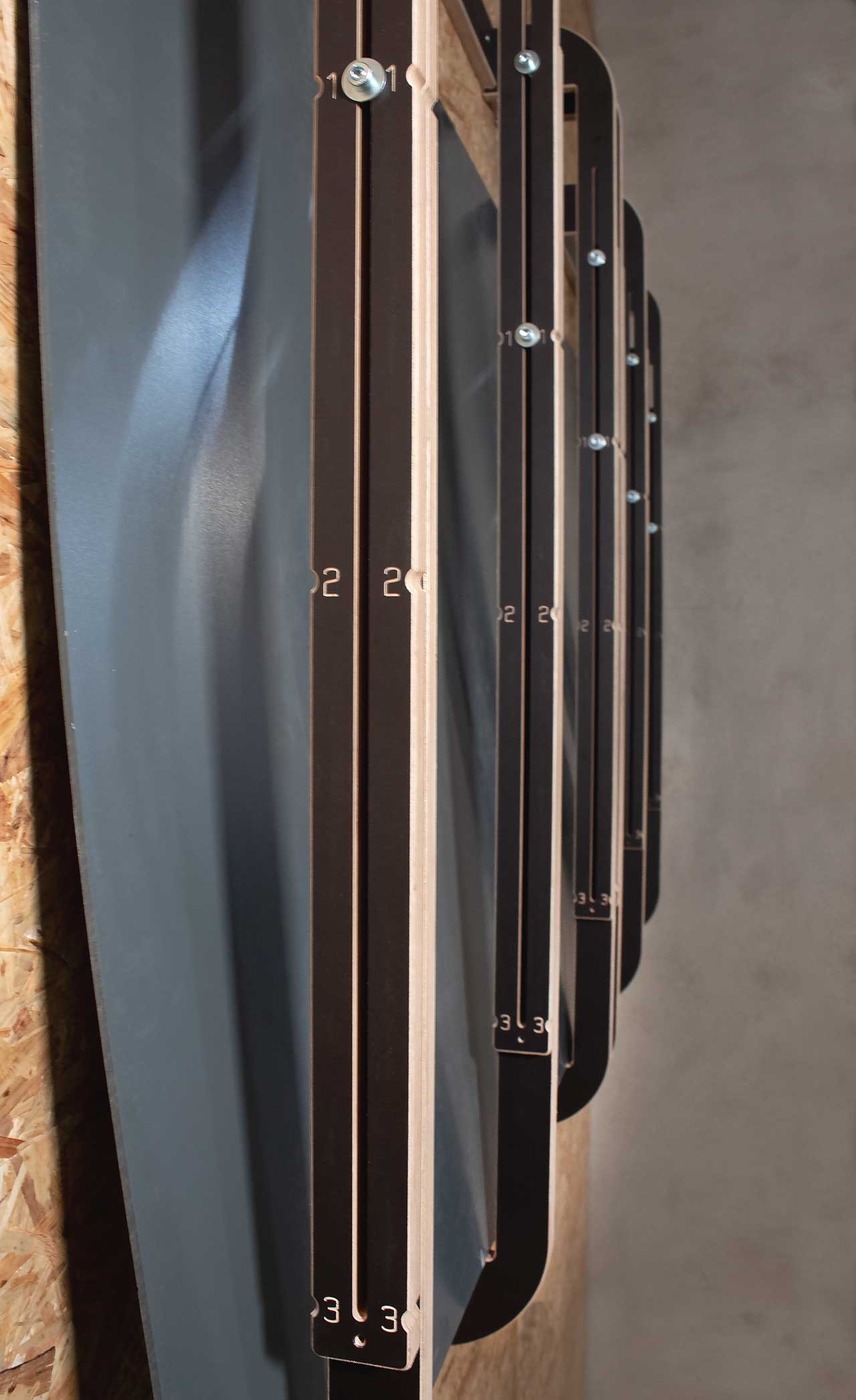 Yellotools YelloSheetSlider | verstellbares Plattenlager | Seitenansicht