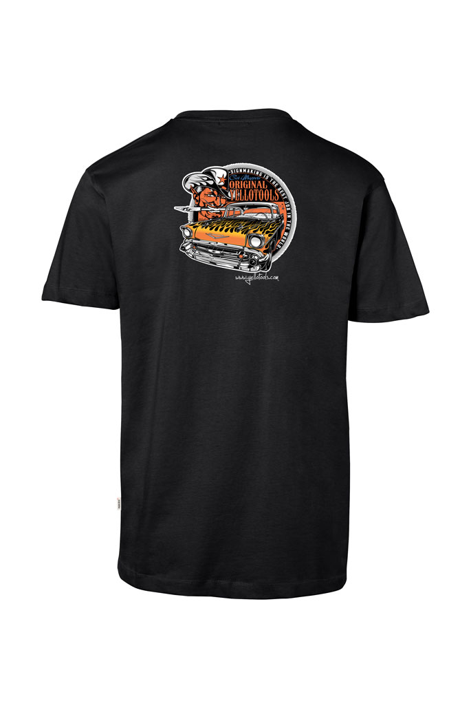 Yellotools Herren T-Shirt mit Rückenmotiv "Bel Air 4.0"
