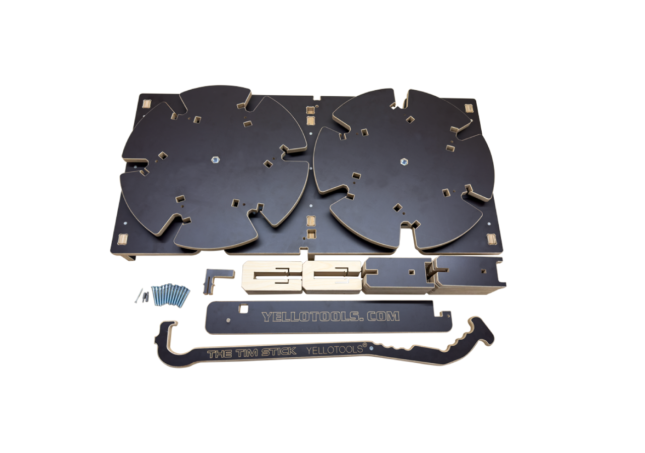 Twister Slot Reel | Detailbild Folienrollenhalter | Yellotools