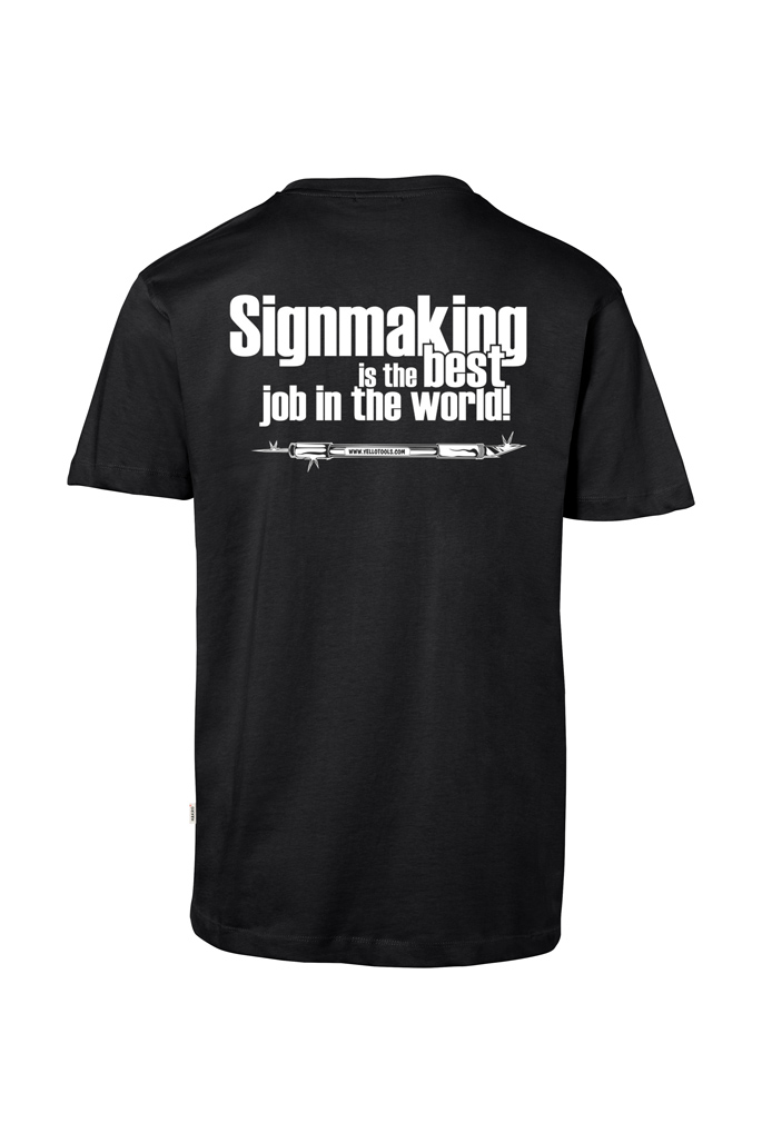 Yellotools Herren T-Shirt mit Motiv BestJob hinten