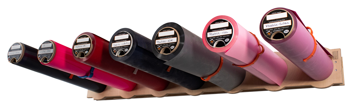 Yellotools Twister Stripe Wall H | Wandregal für 7 Folienrollen