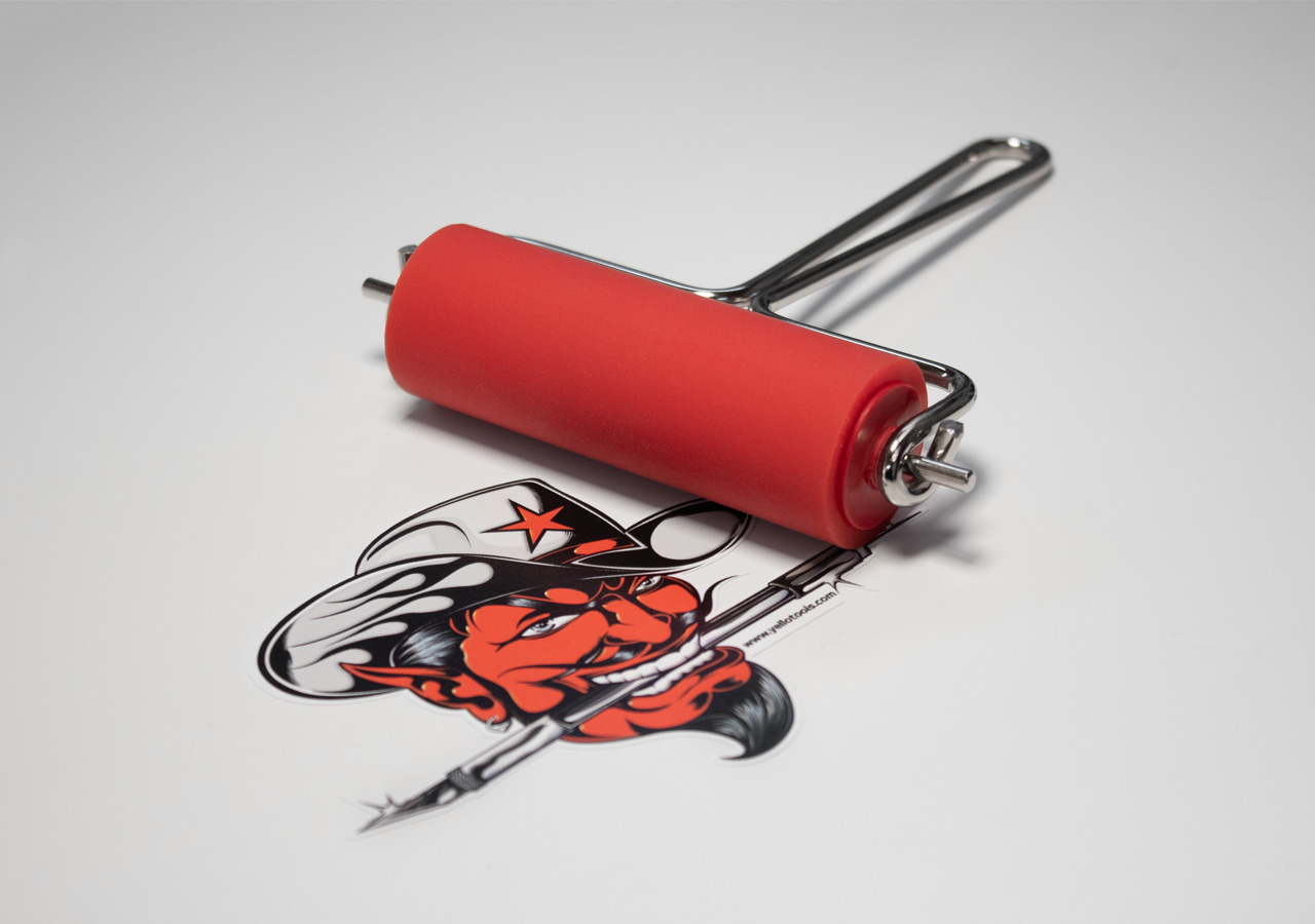 Yellotools YelloRoller Eco | Günstiger Andruckroller Anwendung 2