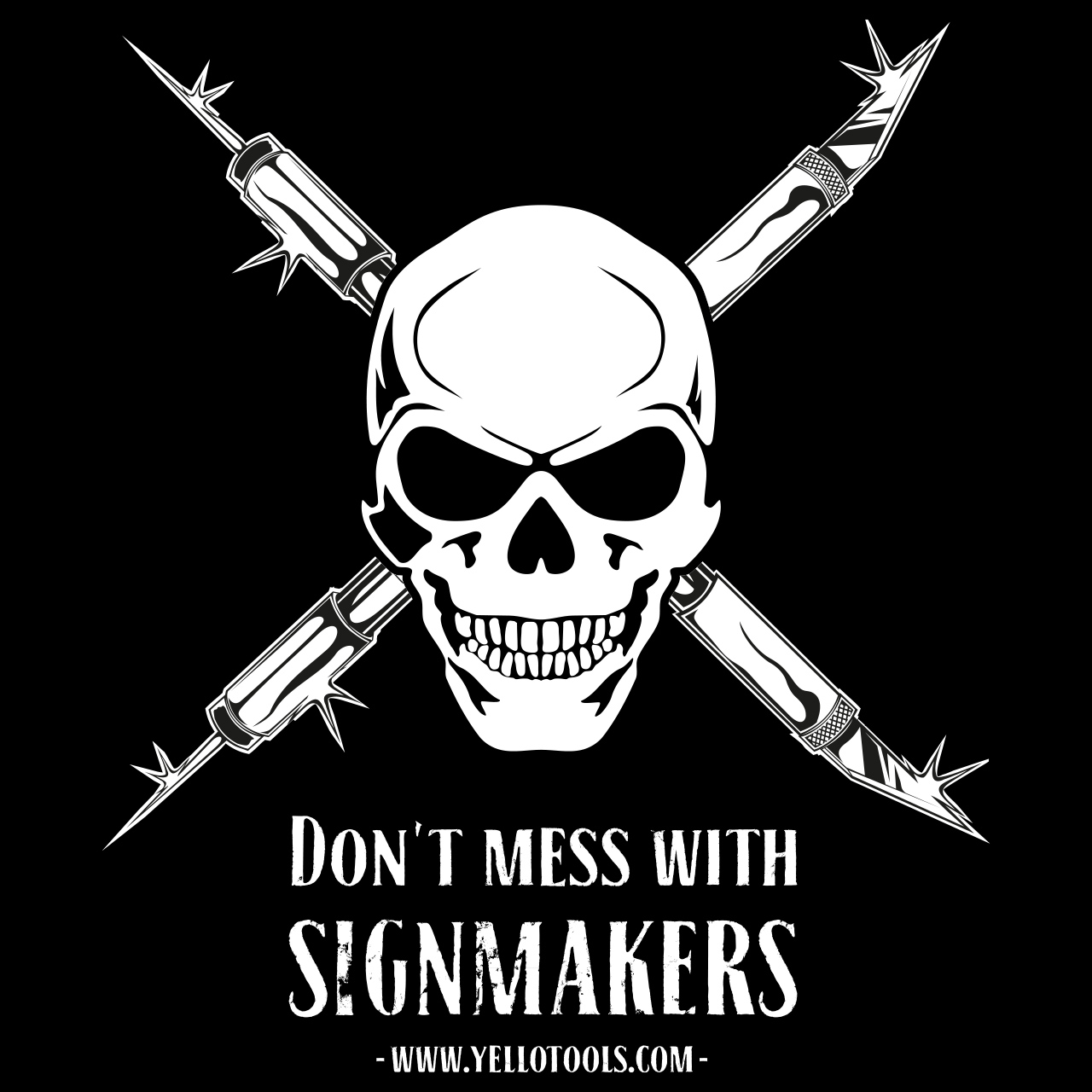 Yellotools Motiv "CrossSkull"
