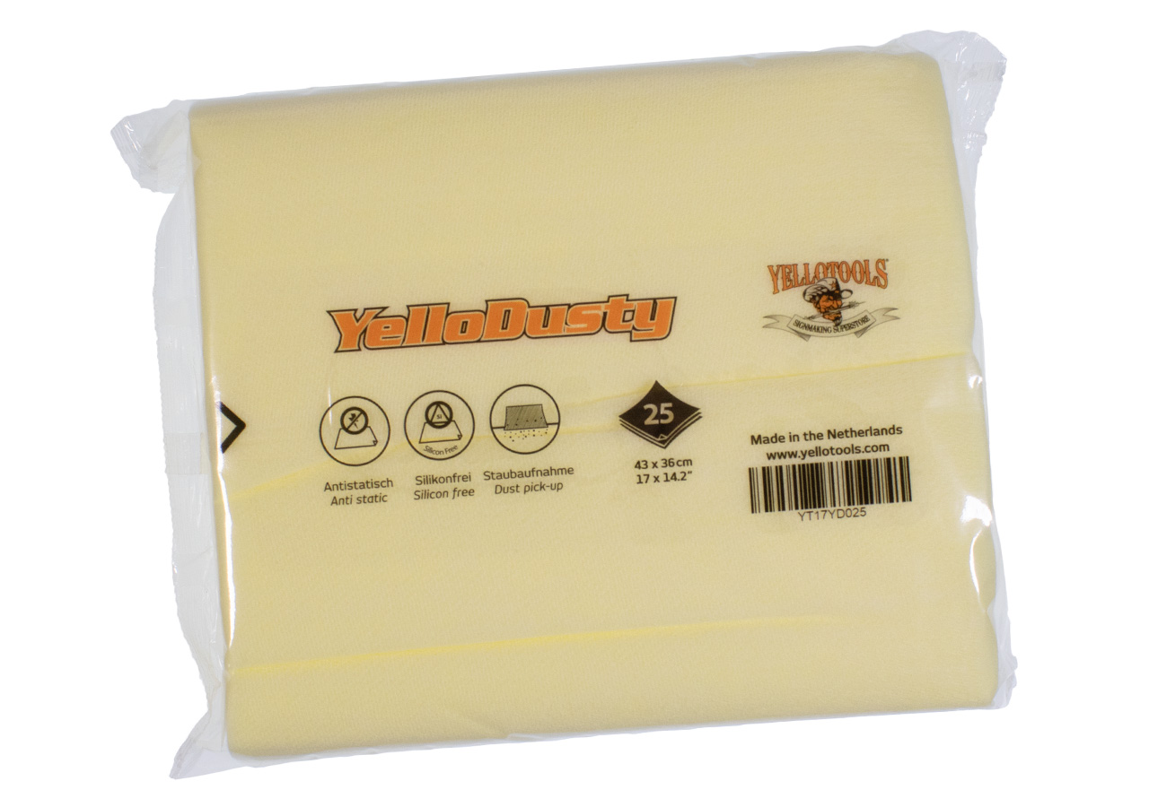 Yellotools YelloDusty Staubbindetücher Verpackungseinheit 25 Stück