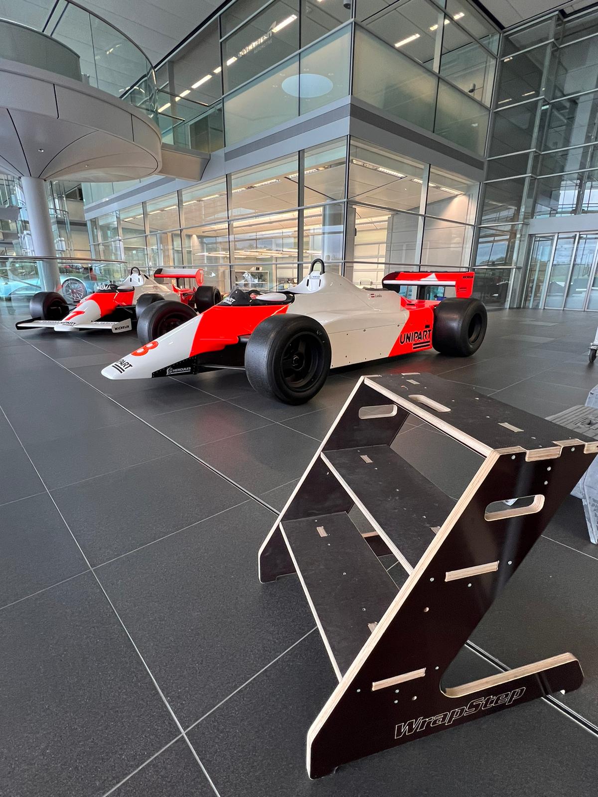 Yellotools WrapStep Trittleiter zur Fahrzeugfolierung Kundenfoto