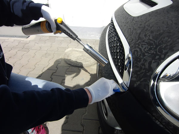 Yellotools Gasbrenner in Anwendung