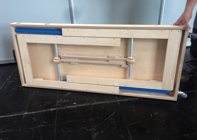 Yellotools YelloBench to-go zusammengeklappt