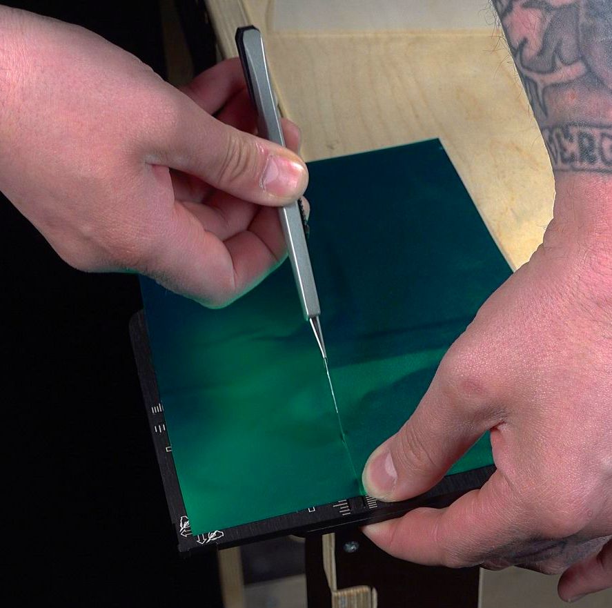 Yellotools EdgeWrap Cutter Mastermind | Möbelkanten folieren | Anwendungsbild 2