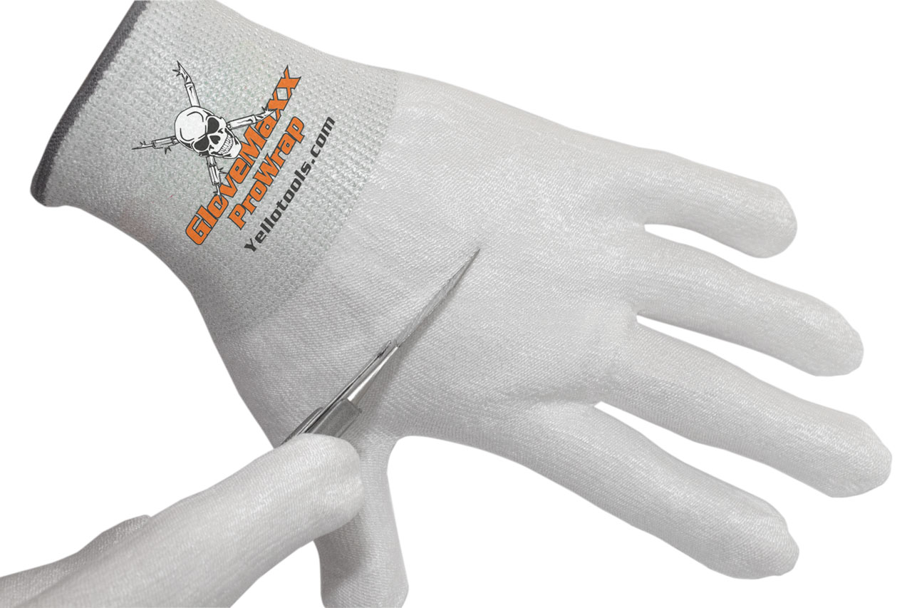 Yellotools GloveMaxx ProWrap Demonstration Schnittfestigkeit