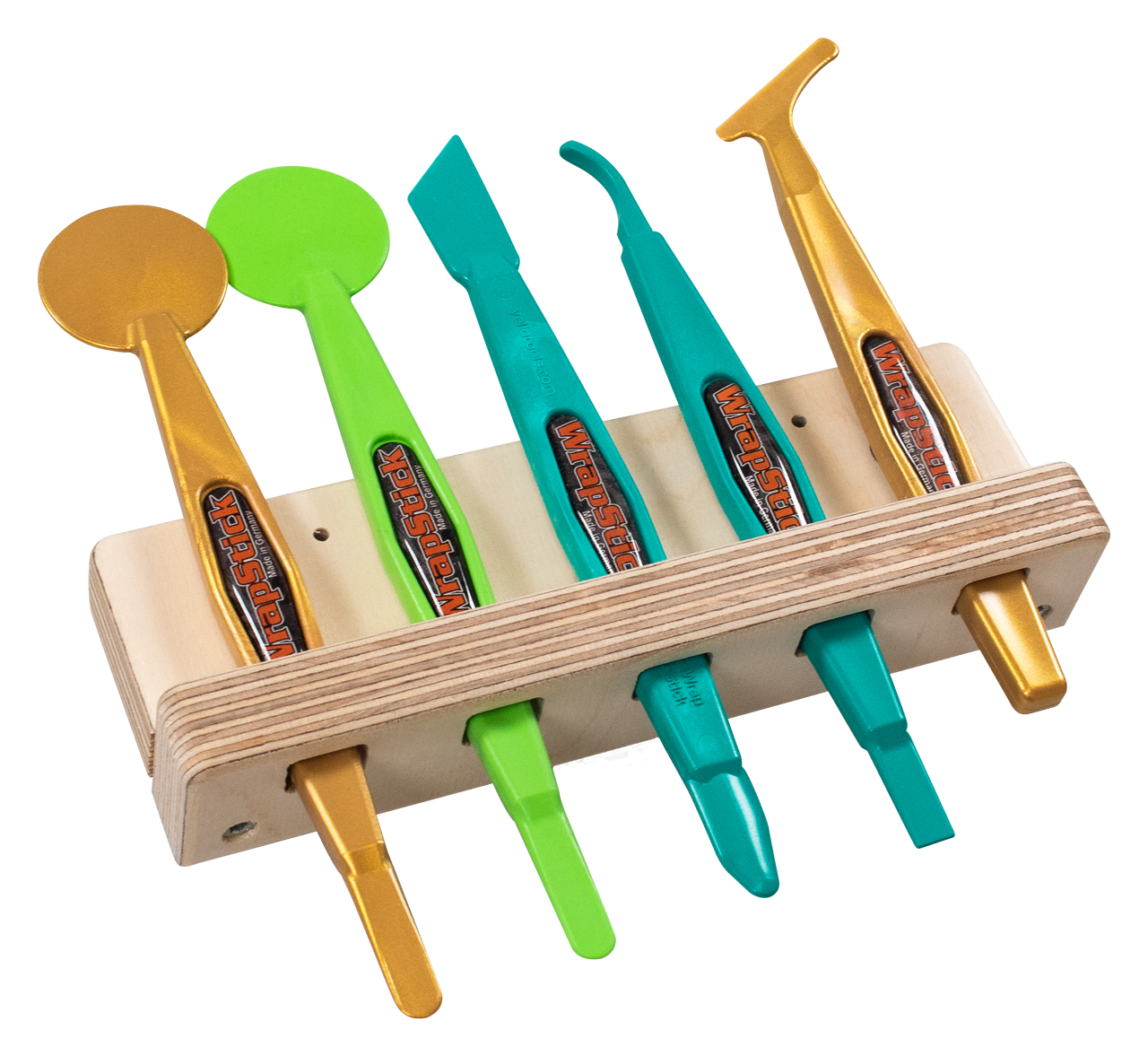 Yellotools WrapStick Station | Holzhalter für Rakelstifte Detailbild