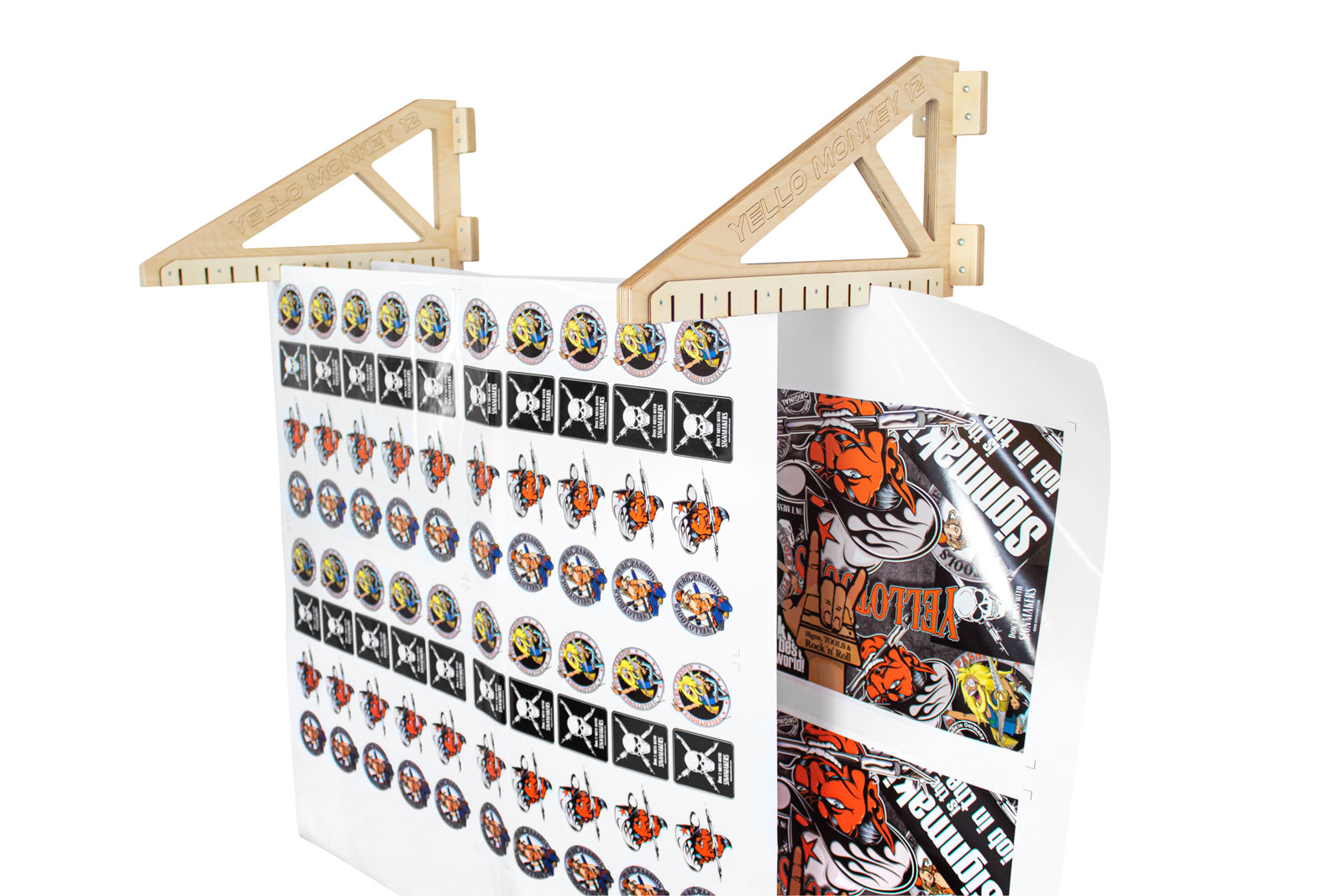 Yellotools YelloMonkey Wandhalter für Folien und Druckmaterialien